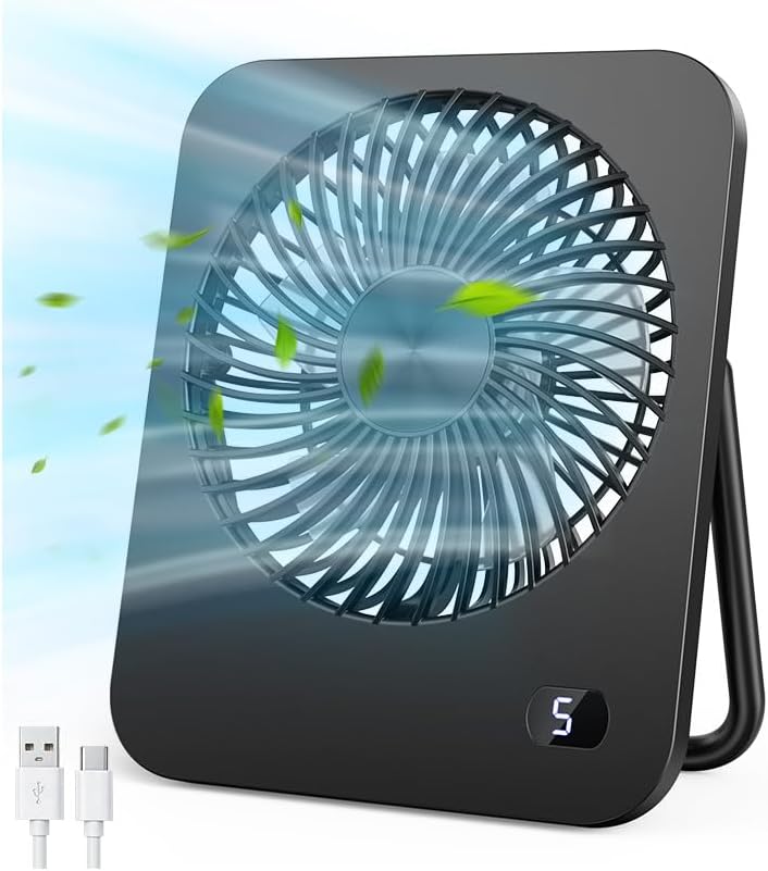 Portable USB Desk Fan for Every Need